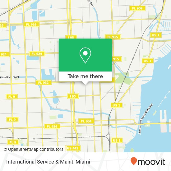 International Service & Maint map