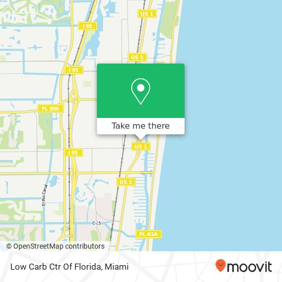 Mapa de Low Carb Ctr Of Florida