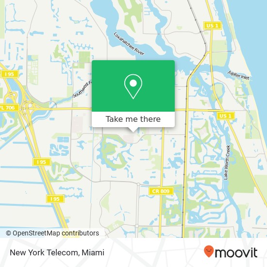 Mapa de New York Telecom