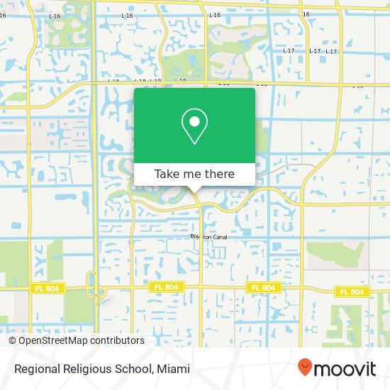 Mapa de Regional Religious School