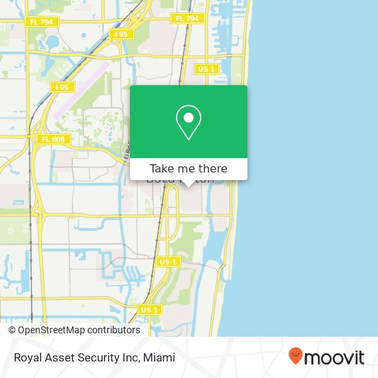 Mapa de Royal Asset Security Inc