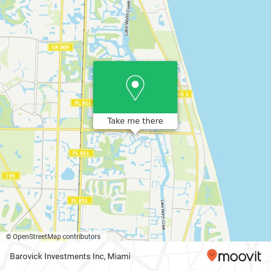 Mapa de Barovick Investments Inc