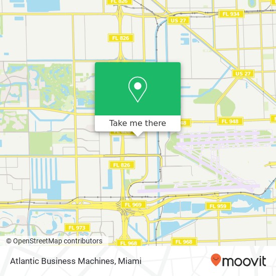 Atlantic Business Machines map