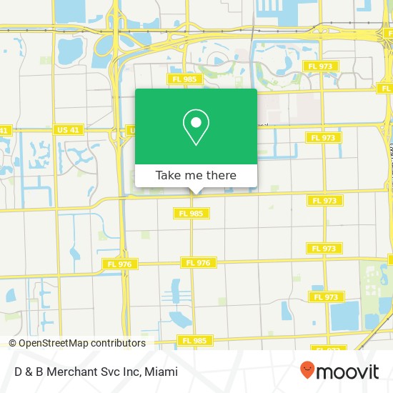 D & B Merchant Svc Inc map