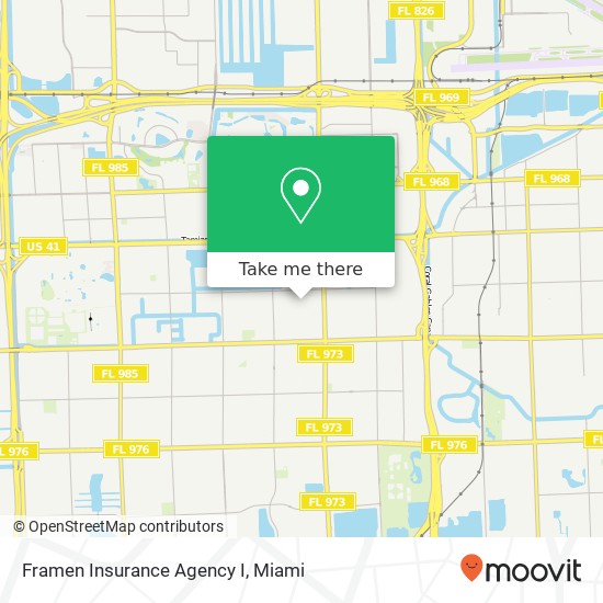 Framen Insurance Agency I map