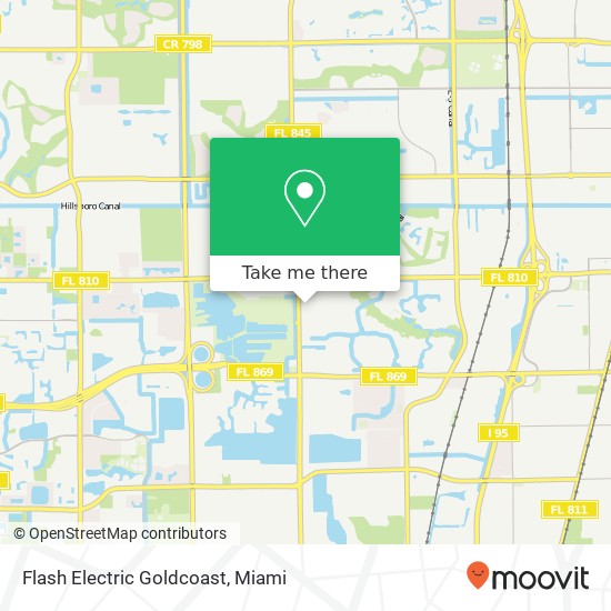 Mapa de Flash Electric Goldcoast