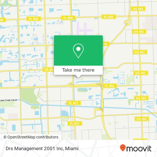 Drs Management 2001 Inc map