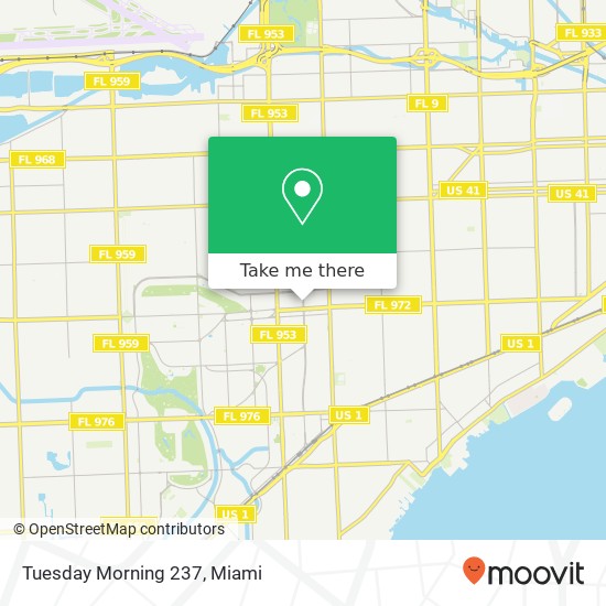 Mapa de Tuesday Morning 237