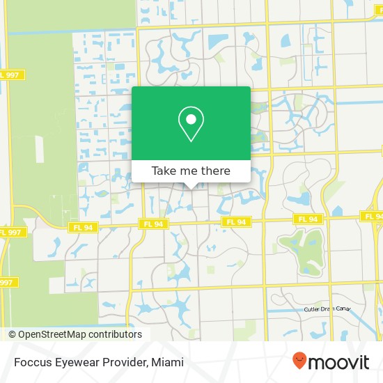 Foccus Eyewear Provider map