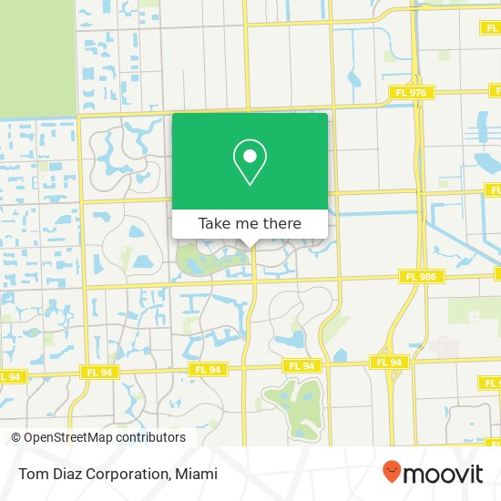 Mapa de Tom Diaz Corporation
