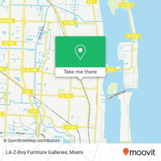 Mapa de LA-Z-Boy Furntiure Galleries