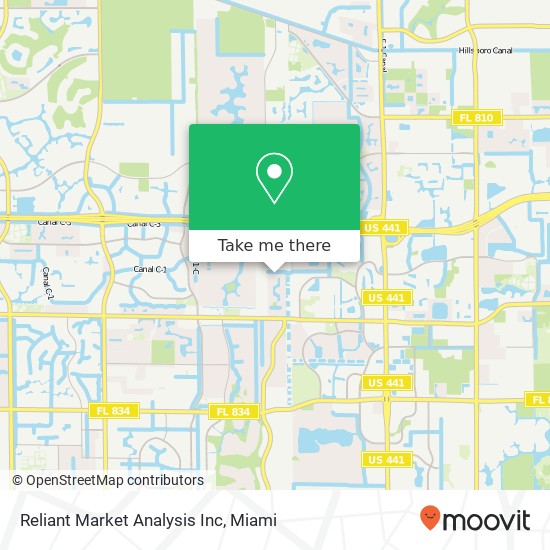 Mapa de Reliant Market Analysis Inc