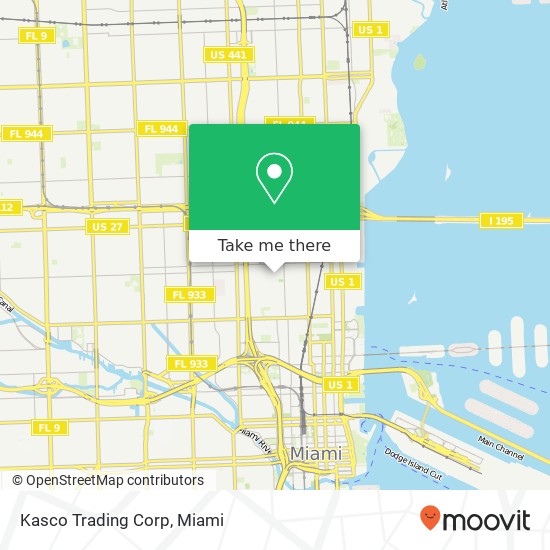 Kasco Trading Corp map