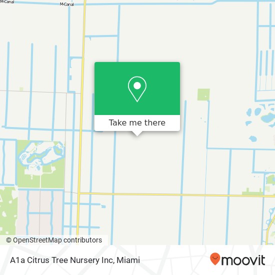 A1a Citrus Tree Nursery Inc map
