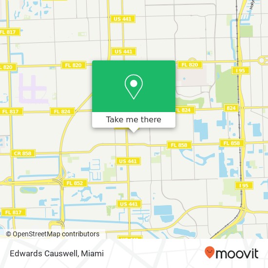 Edwards Causwell map