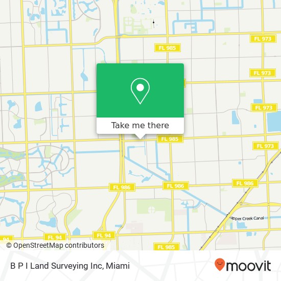 B P I Land Surveying Inc map