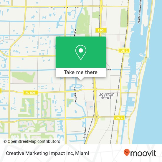 Mapa de Creative Marketing Impact Inc