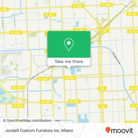 Jondell Custom Furniture Inc map