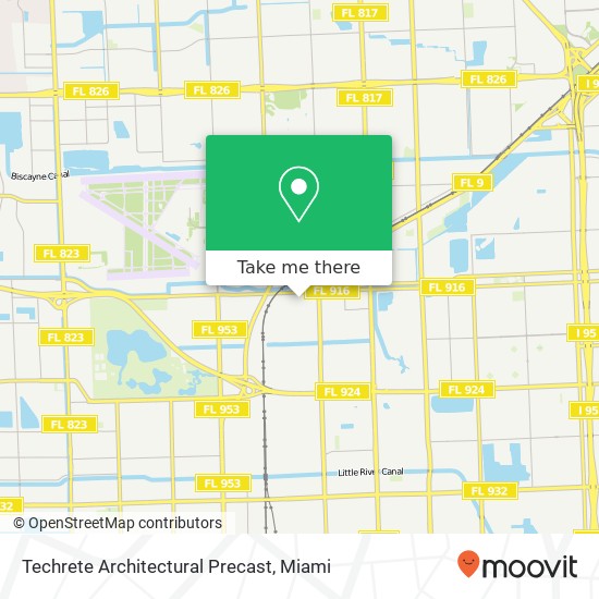 Techrete Architectural Precast map