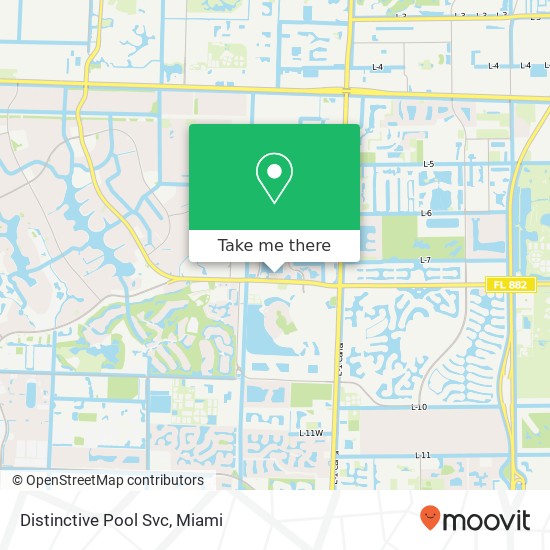 Distinctive Pool Svc map