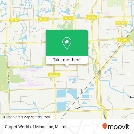 Carpet World of Miami Inc map