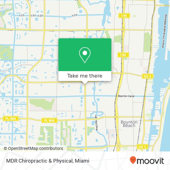 MDR Chiropractic & Physical map