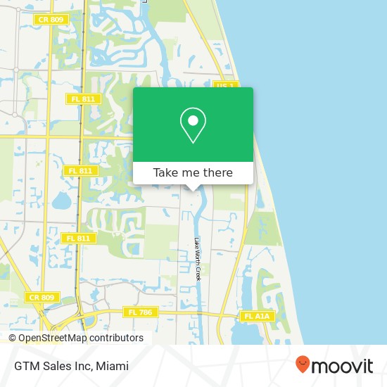 GTM Sales Inc map