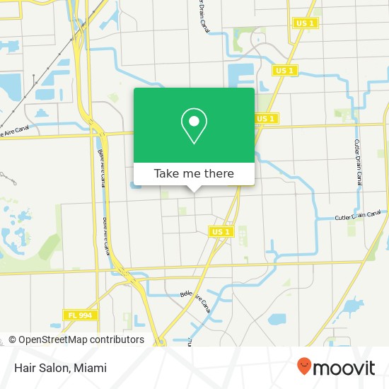 Hair Salon map