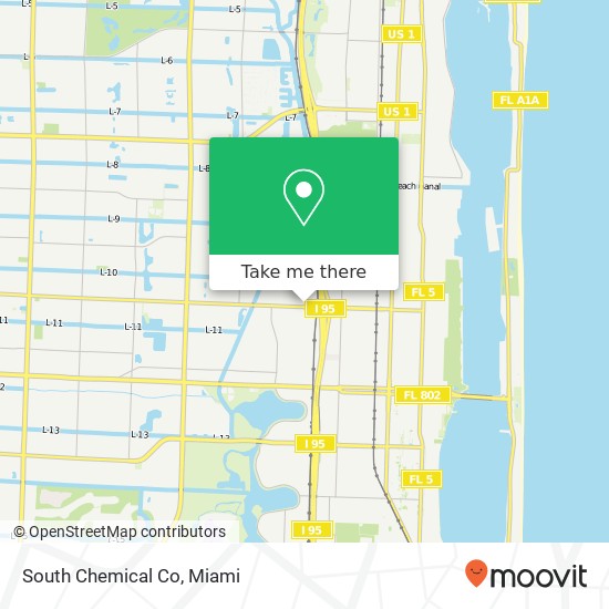 South Chemical Co map