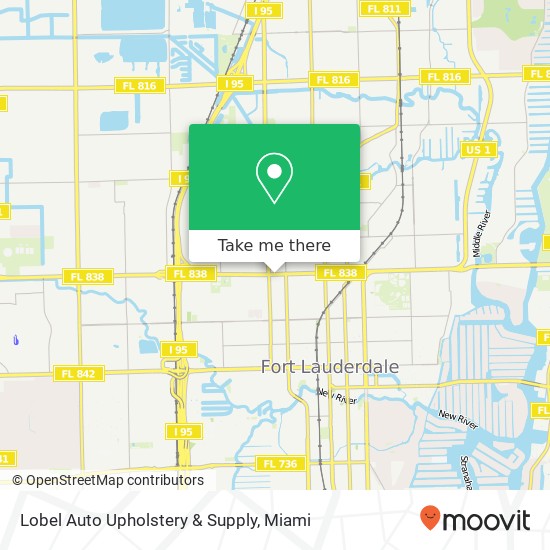 Lobel Auto Upholstery & Supply map