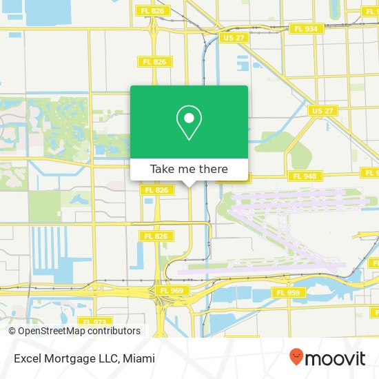 Mapa de Excel Mortgage LLC