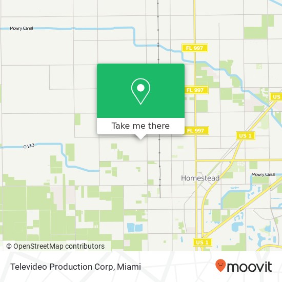 Mapa de Televideo Production Corp