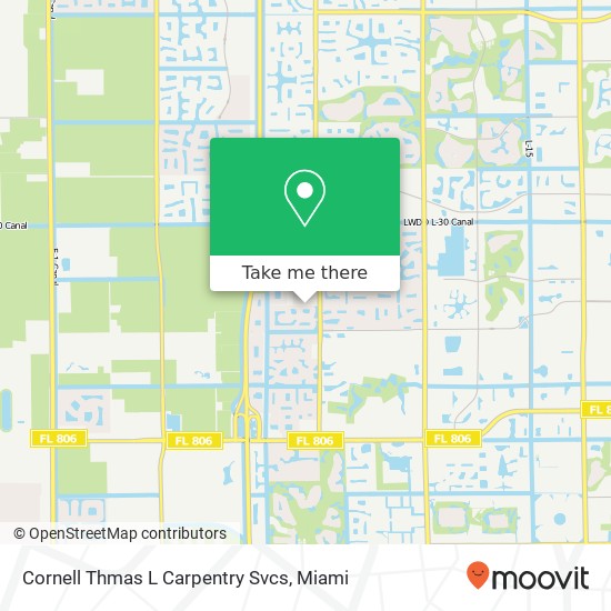 Cornell Thmas L Carpentry Svcs map