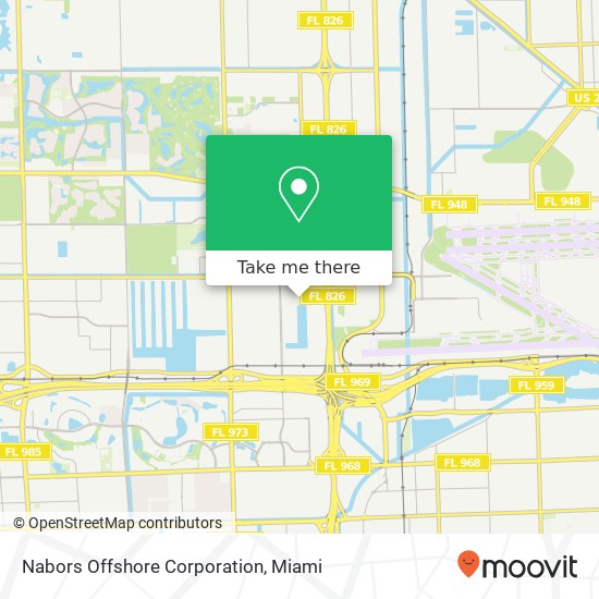 Nabors Offshore Corporation map