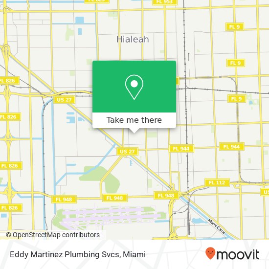 Eddy Martinez Plumbing Svcs map