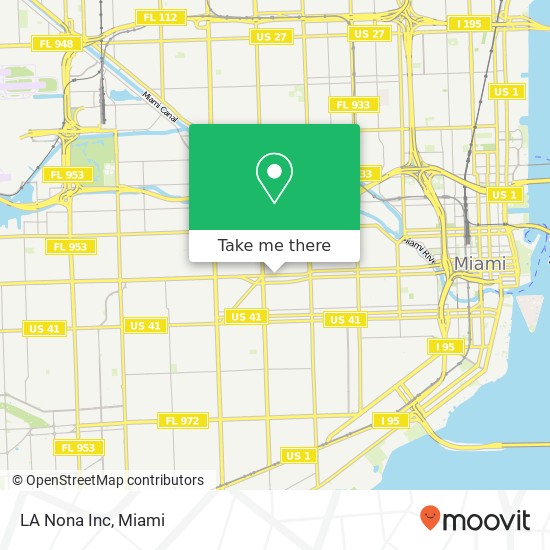 LA Nona Inc map