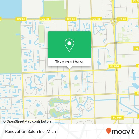 Mapa de Renovation Salon Inc