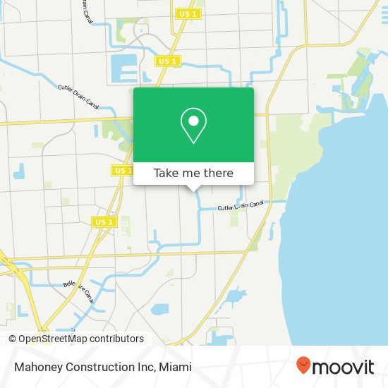 Mahoney Construction Inc map