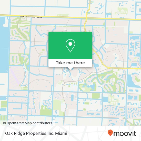 Oak Ridge Properties Inc map