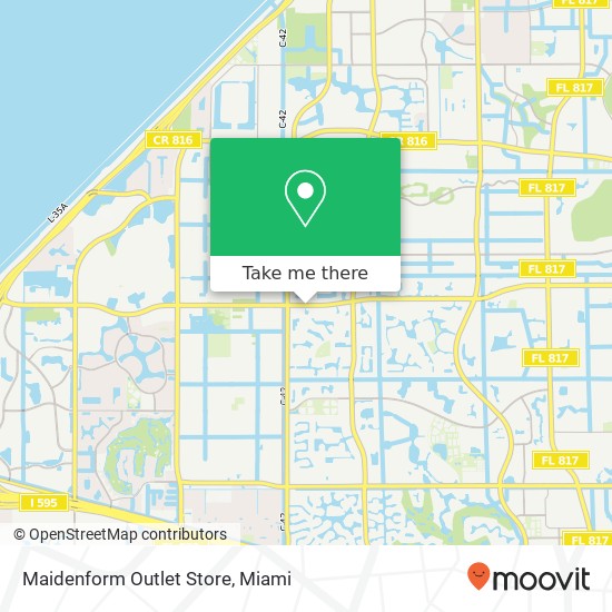 Mapa de Maidenform Outlet Store