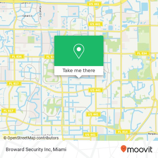 Mapa de Broward Security Inc