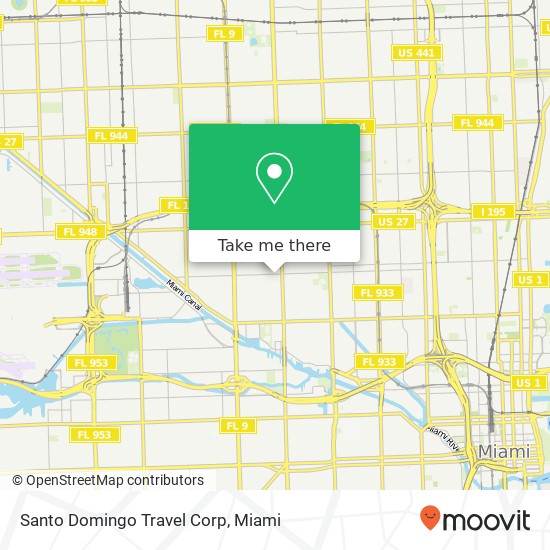 Mapa de Santo Domingo Travel Corp
