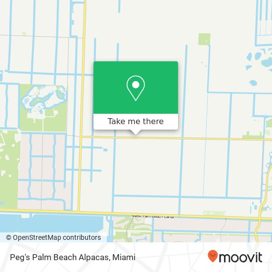 Mapa de Peg's Palm Beach Alpacas
