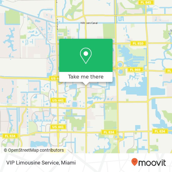 VIP Limousine Service map