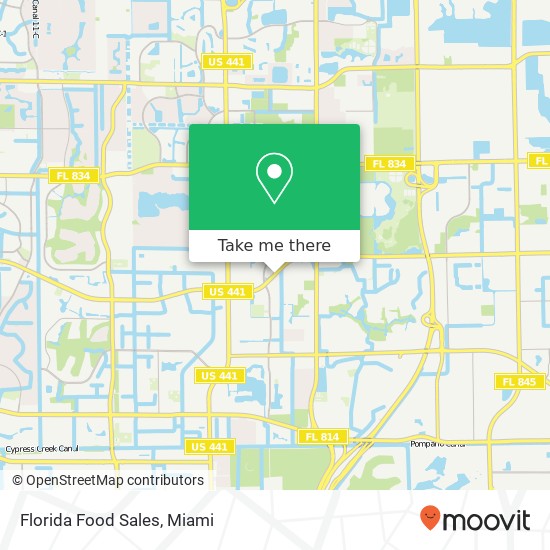 Florida Food Sales map