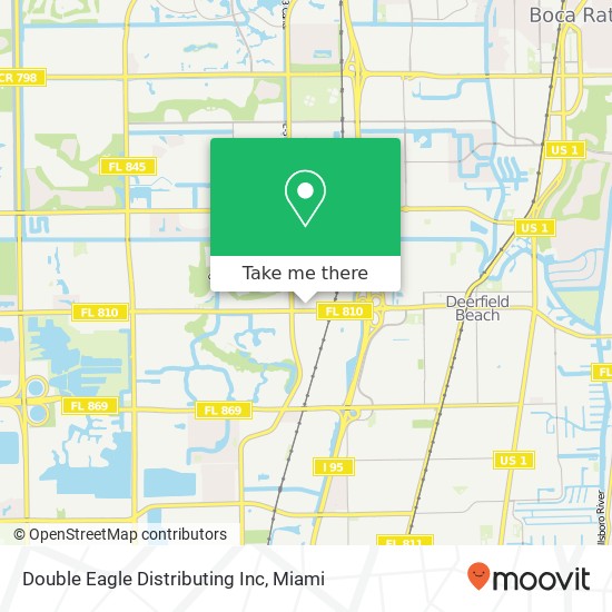 Double Eagle Distributing Inc map