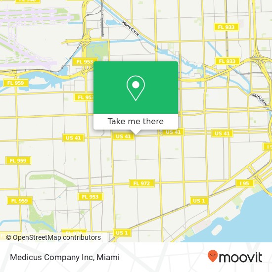 Medicus Company Inc map