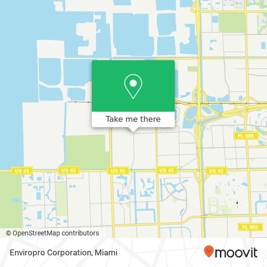 Enviropro Corporation map