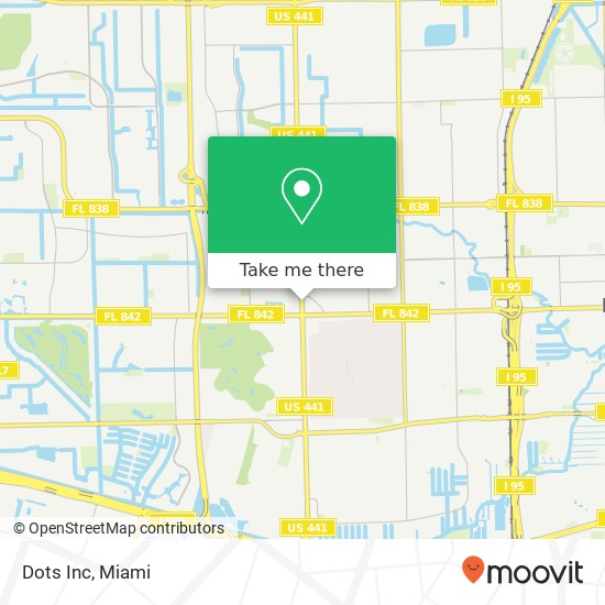 Dots Inc map