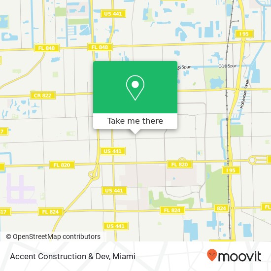 Accent Construction & Dev map